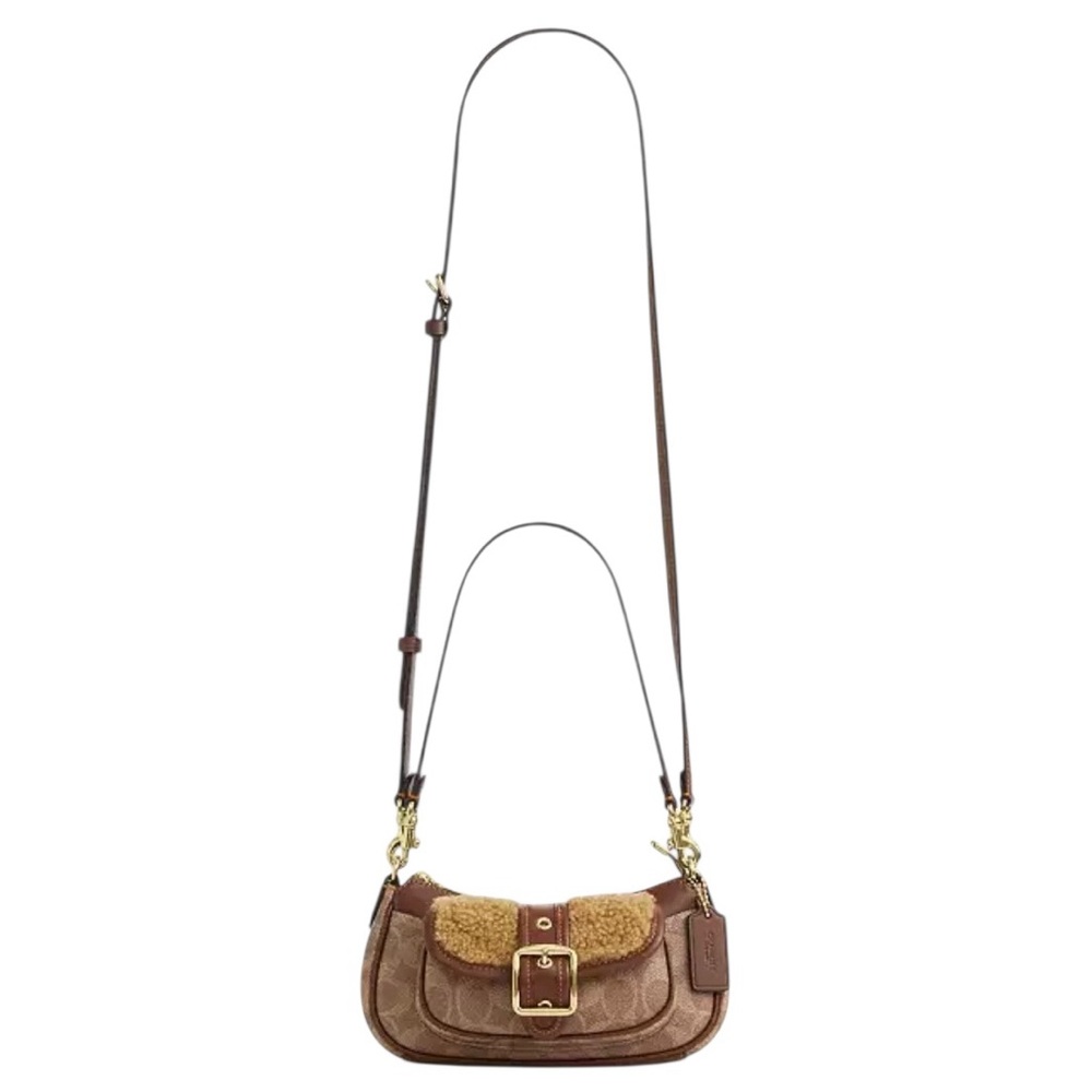 Coach Crossbody Ashton Mini Bag Vintage Brown CDB13 - Picture 2 of 8